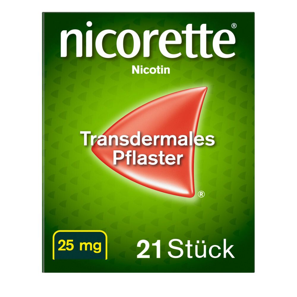 Nicorette TX Pflaster 25 mg 21 St transdermal