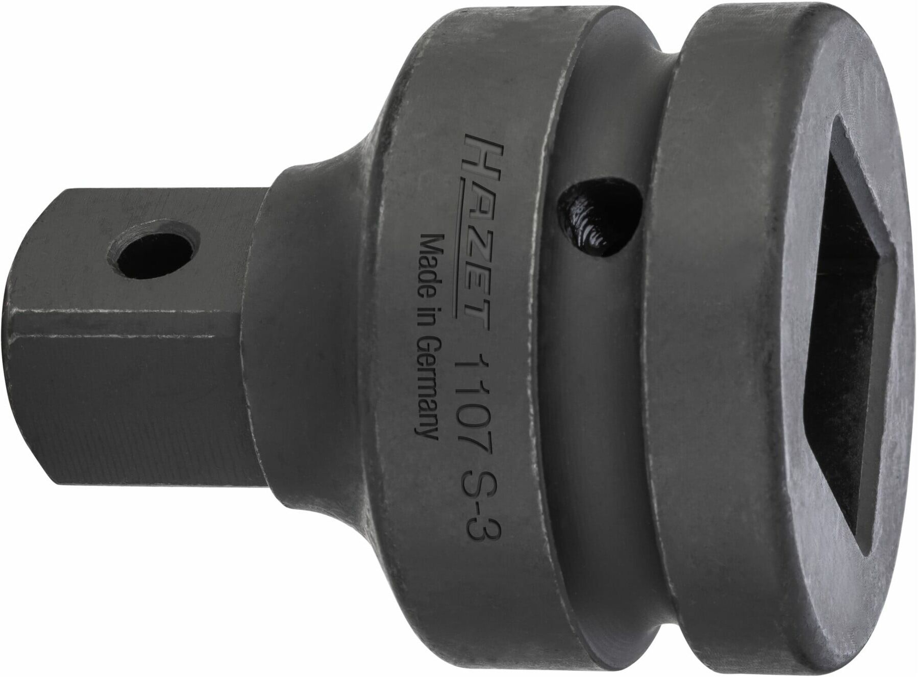 HAZET Reduzierstück 1107S Vierkant hohl 25 mm (1 Zoll) Vierkant massiv 20 mm (3/4 Zoll))