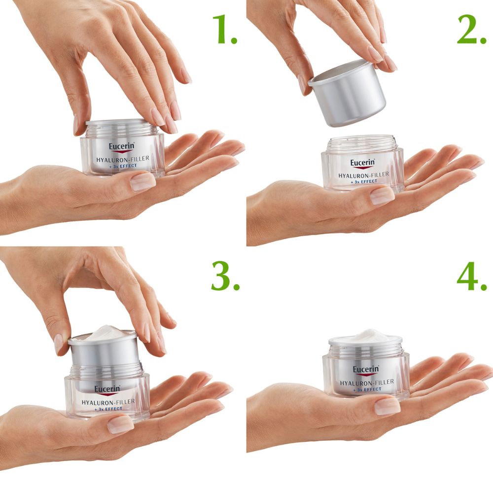 Eucerin Hyaluron-Filler 3x Effect Night Cream Wrinkle Filling 50mL Refill