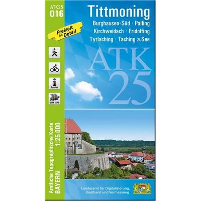 ATK25-O16 Tittmoning (Amtliche Topographische Karte 1:25000), Sonstige von , Landesamt für Digitalisierung, Breitband und Vermessung, Bayern,