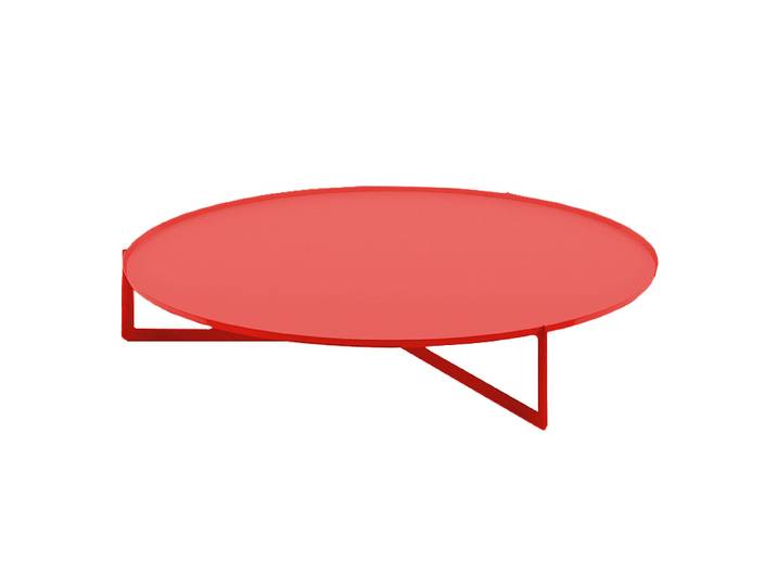 MEME DESIGN table basse ROUND 4 (Coquelicot - Métal)
