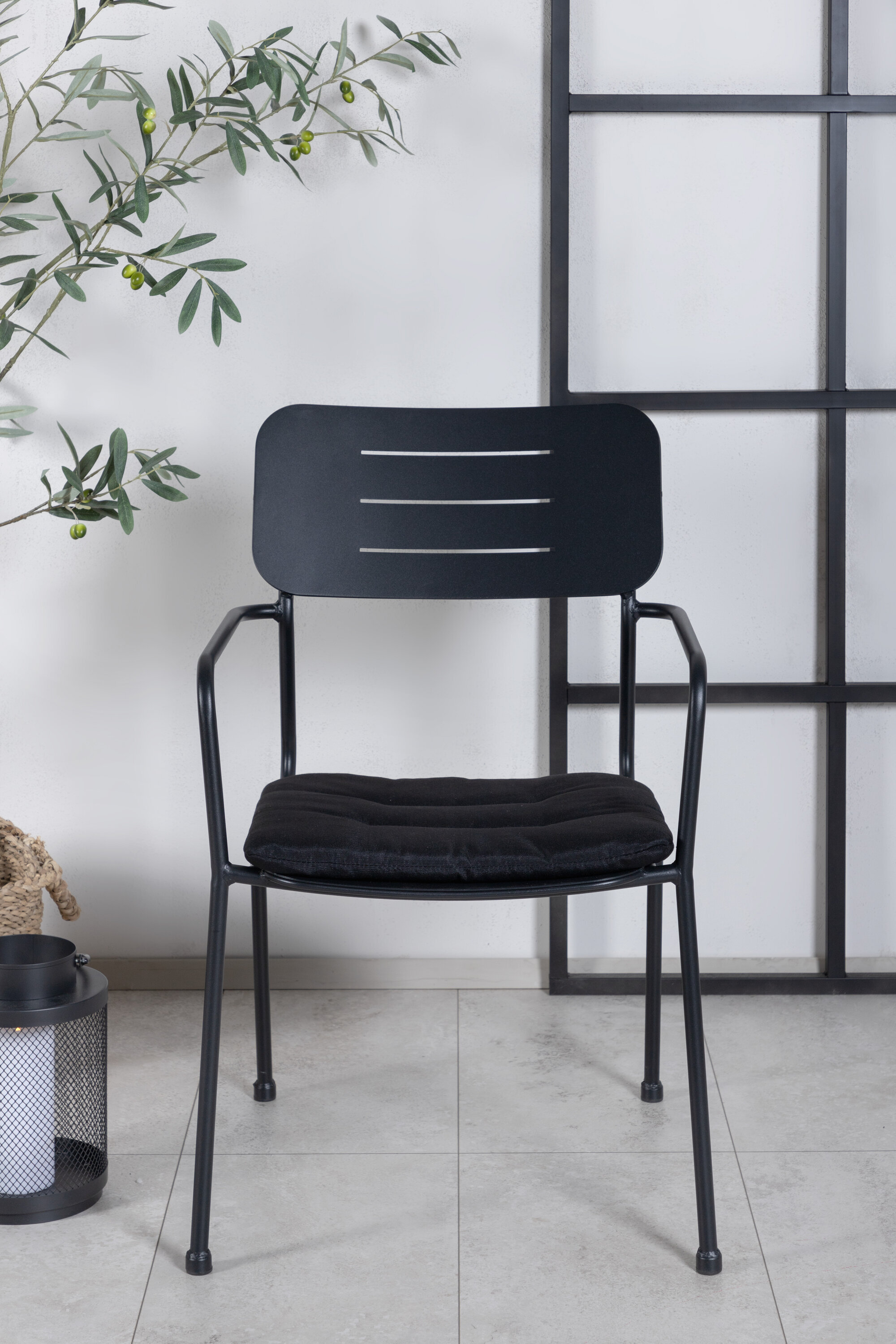 Venture Home Stuhl Nicke Schwarz 2er-Pack