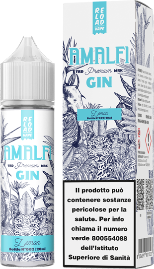 Reload Vape Lemon Amalfi Gin Liquido Shot 20ml Gin Limone