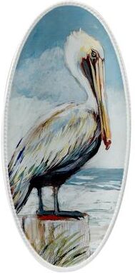 "Certified International Shorebirds Fish Platter, 15"" x 7.25"" x 1.25"" - 15"" x 7.25"" x 1.25"""