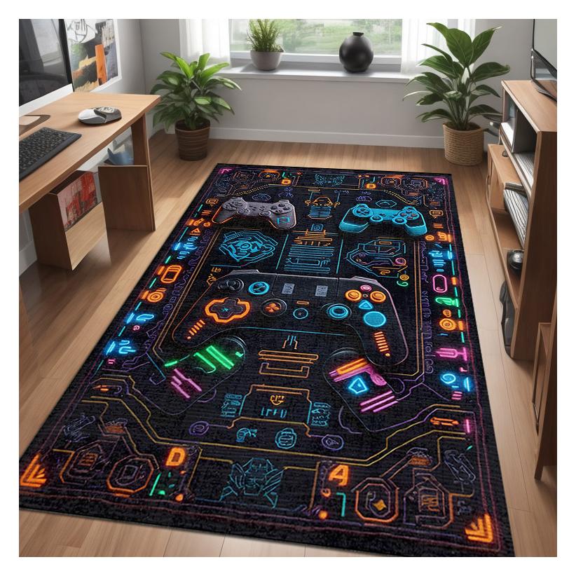 Bamyum Gameking Bedruckter Gaming Teppich Chenille-Druck Maschinell Hergestellt 160 x 230 cm (66734137)