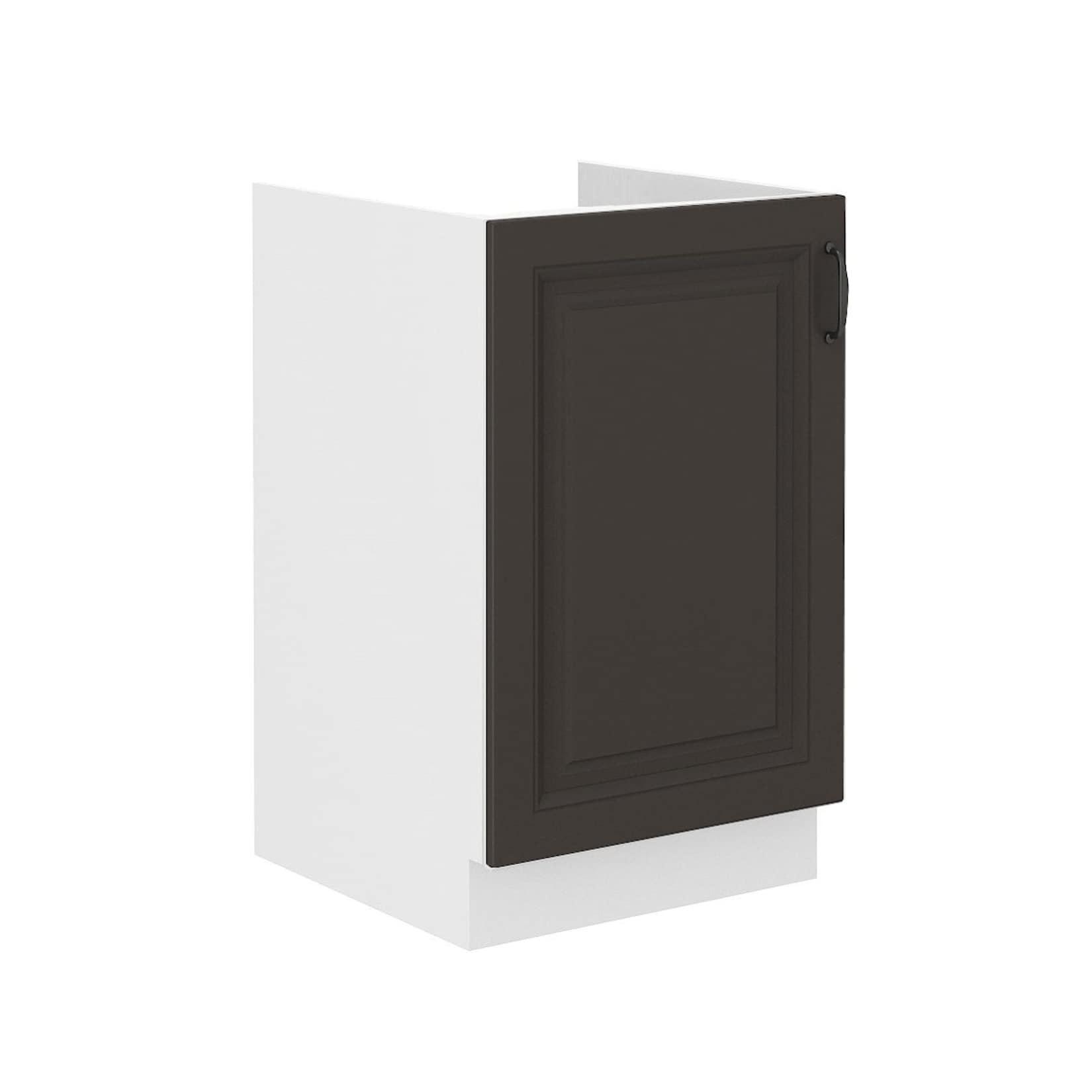 Spülenschrank 50cm Stilo Grau Küchenzeile Küchenblock Küche Landhaus Einbauküche