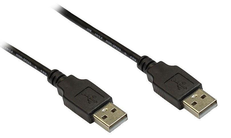 Good Connections USB 2.0 aansluitkabel Type A naar Type A, 1,8 meter, zwart