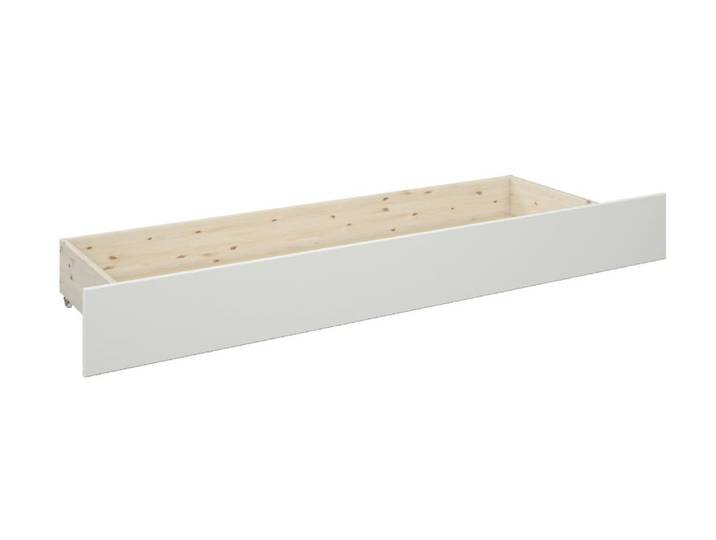 Tiroir de rangement pour lit Blanc