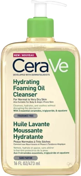 CeraVe Hydrating Foaming Oil Cleanser 236ml