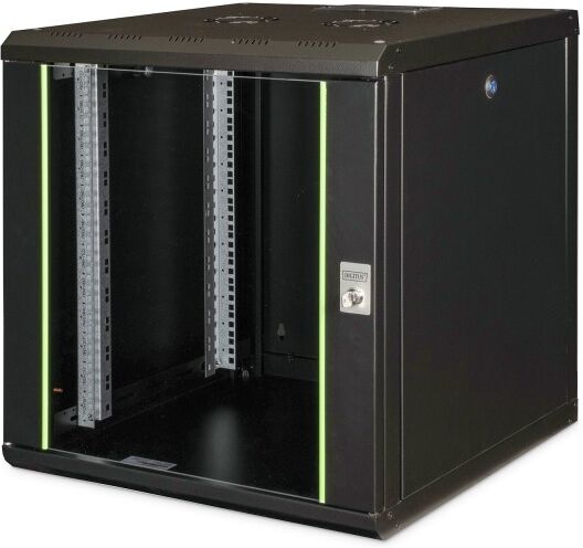Digitus DN-19 12U-6/6-SW rack Da parete Nero (DN-19 12U-6/6-SW)