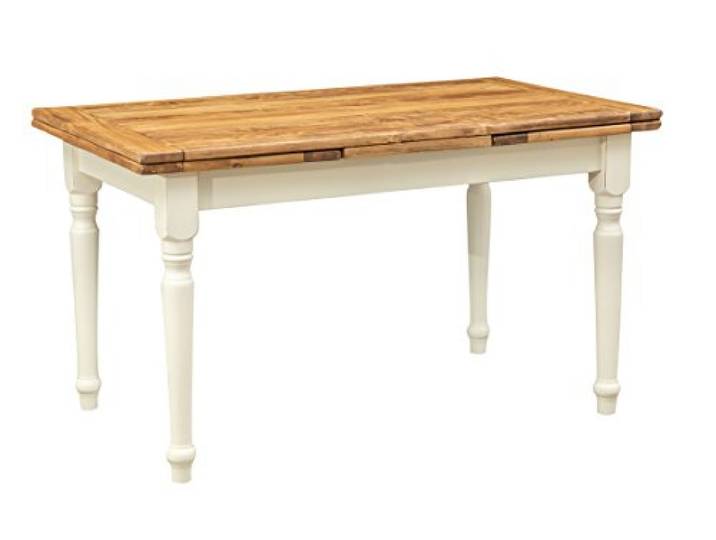 Biscottini Esstisch ausziehbar Made in Italy 140x80 cm Esstisch Holz massiv Küchentisch ausziehbar