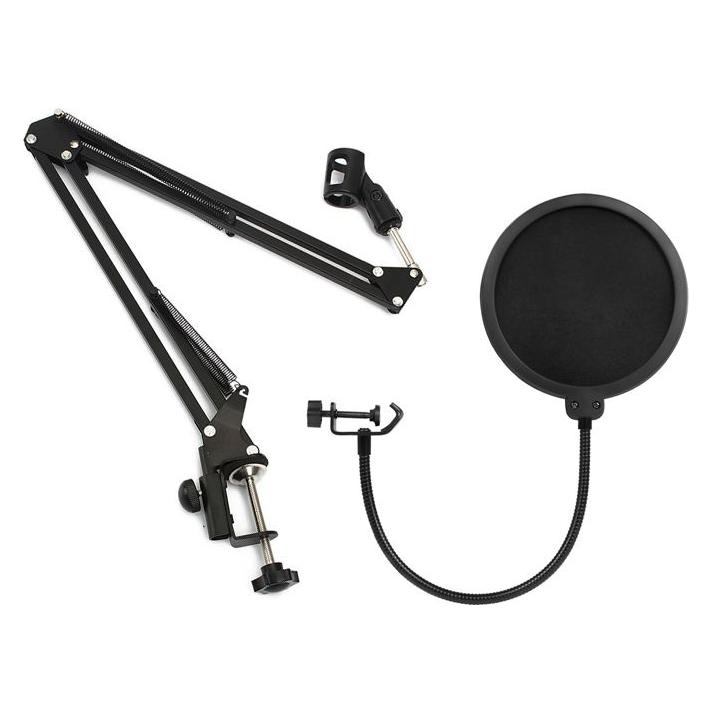 Massa Microphone stand + Pop Ps1 studio filter (SB4235)