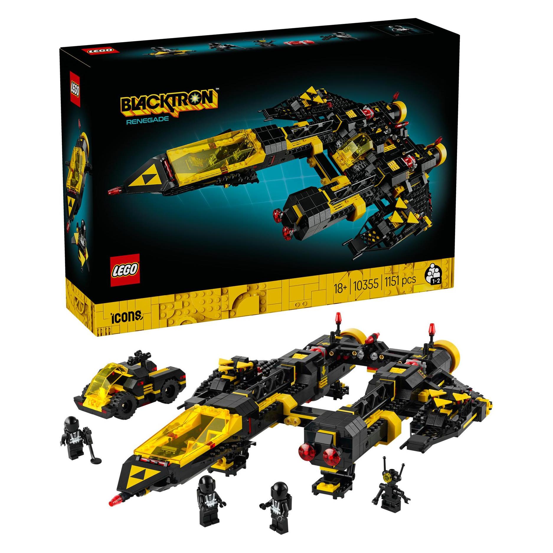 LEGO Blacktron Renegade (10355, LEGO Icons, LEGO Seltene Sets) (10355)