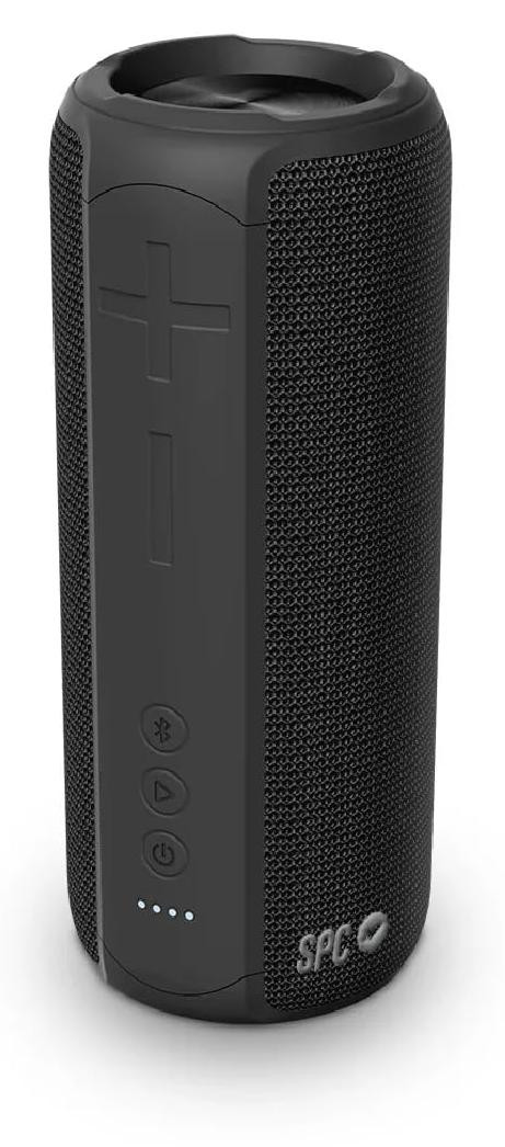 SPC Sound Zenith Draagbare stereo-luidspreker, 24 W, zwart, cilindrisch, 10 m