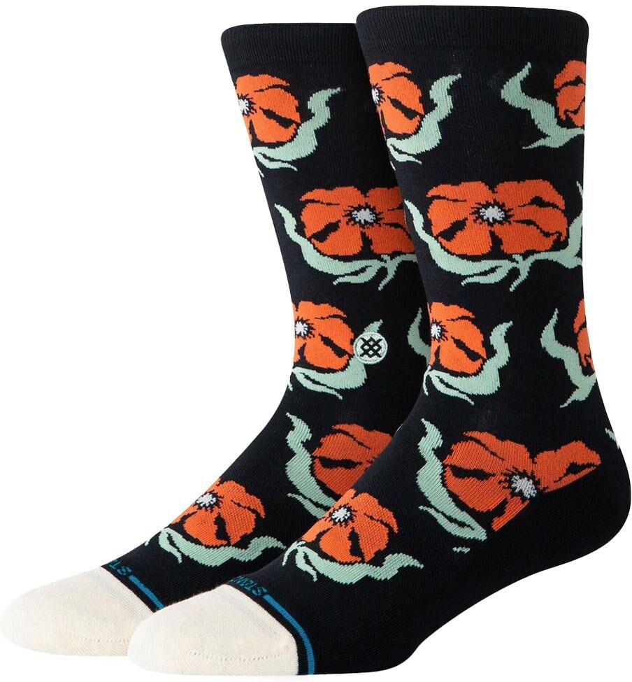 Stance  - Florals Socks Broadcast Floral Black - L - Chaussettes