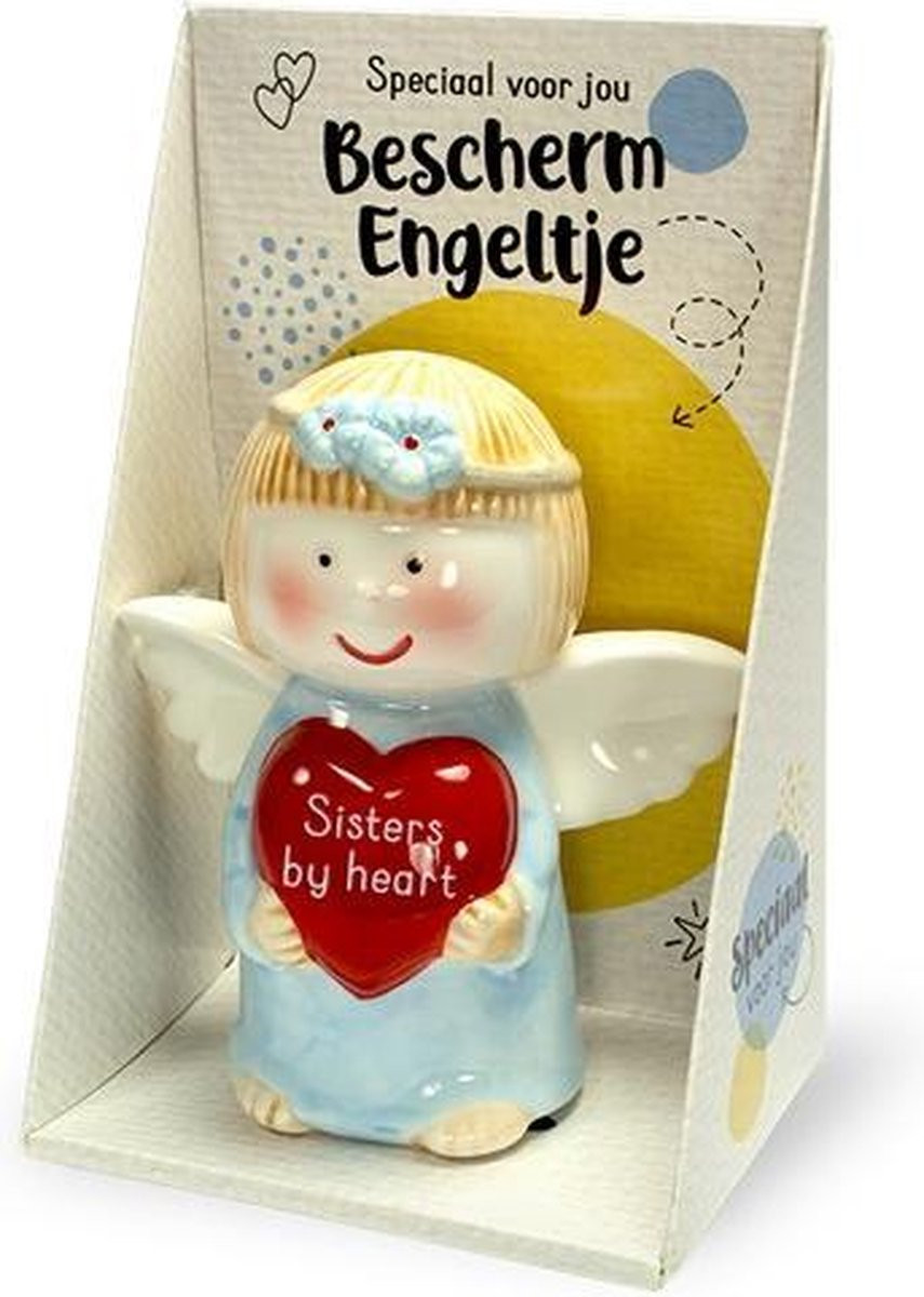 Miko Engeltje Beertje Keramiek Beeldje Sisters by Heart