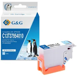 G&G XL-Patrone kompatibel zu Epson 378XL/ C13T37954010 hellcyan