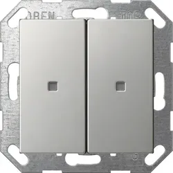 Gira 5173600 Taster Wippe 2f OneKNX System 55 Edelstahl