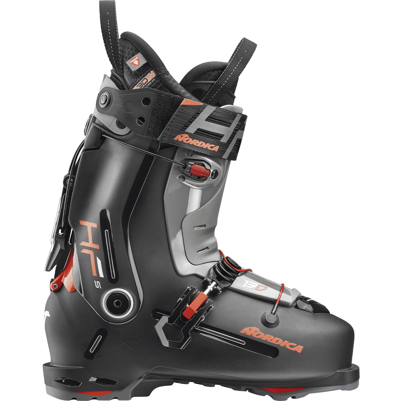 Nordica HF S 130 GW black/dark grey/red - 28 / 28.5