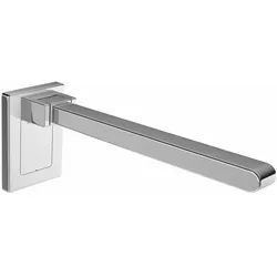 HEWI Mobiler Stützklappgriff Mono Metall, verchromt, Ausladung 600 mm