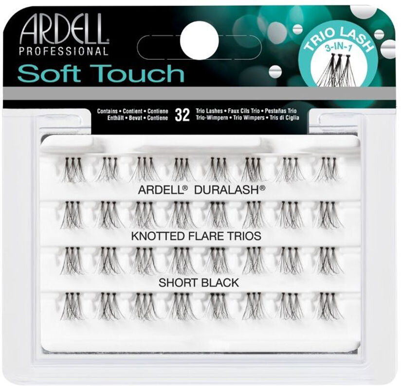 Ardell Ardel Lash Trios faux cils évasés noués #court noir