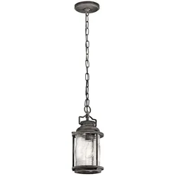 Elstead Lighting, Gartenbeleuchtung, Ashland Bay Aussen-Hängeleuchte E27 Verwittertes Zink IP44 (E27, IP44)