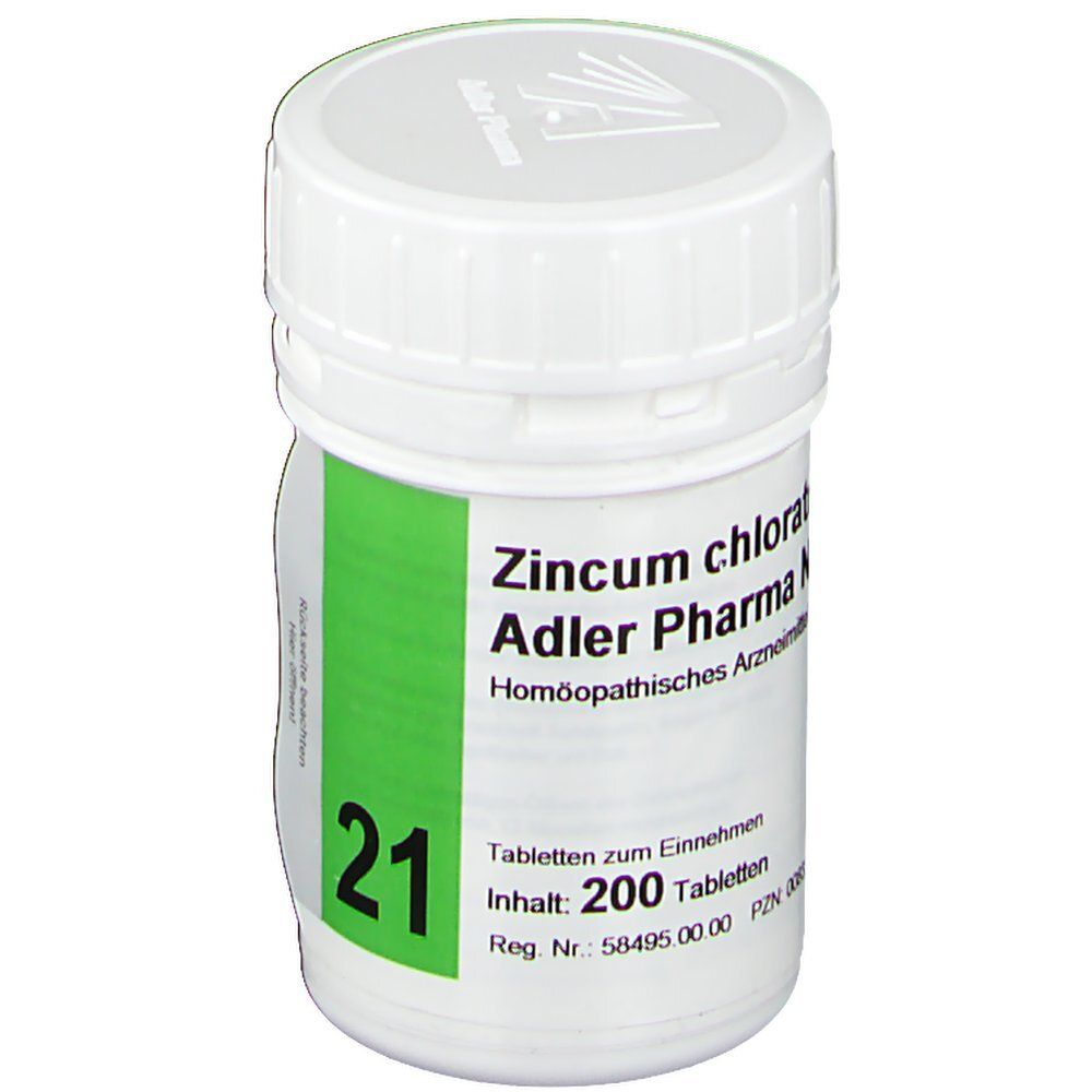 Biochemie Adler 21 Zincum chloratum D 12 Tabletten 200 St