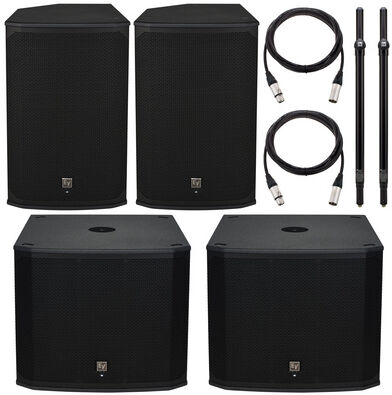 EV EKX-15P/18SP Power Bundle noir
