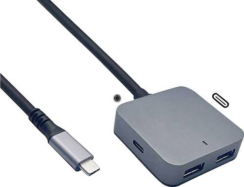 Value 12.99.1126 USB-Hub 2+2 Port USB-C, USB-A USB 3.2 Gen2 10 GBit/s Schwarz USB 3.2 Gen 2 Hub, 4 Ports 2x USB