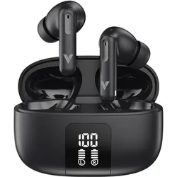 Verbatim In-ear headphones TruSound Hybrid ANC ENC black 30199 (ANC, 21 h, Kabellos), Kopfhörer, Schwarz