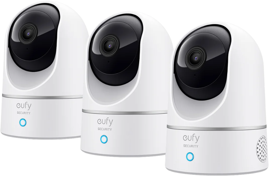 Anker eufy Innenkamera E220 – Smarte Personenerkennung, 360° Bewegung Indoor Cam E220 (Dreierpack)
