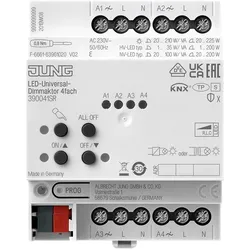 Jung KNX Universal-Dimmaktor LED, 4fach, 4 TE 39004 1S R