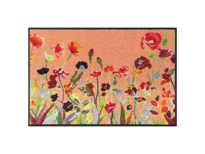 Fuß- & Sauberlaufmatte Wildflowers 50 x 0 x 75cm Orange