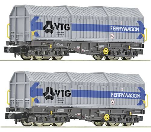 Fleischmann 6660080 N 2-tlg. Set: Teleskophaubenwagen, VTG