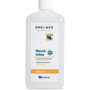 Dreiturm Seife Dreimed Care + Protect 2138, Waschlotion, parfümfrei, Spenderflasche, 500 ml