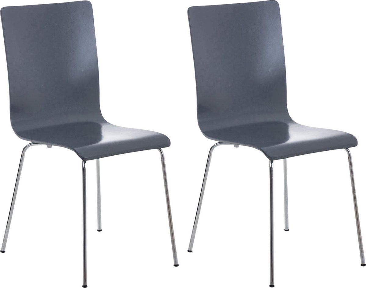 CLP Pepe Set van 2 Wachtkamerstoelen - Grijs