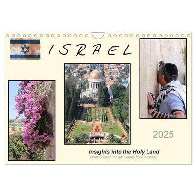 ISRAEL (Wall Calendar 2025 DIN A4 landscape), CALVENDO 12 Month Wall Calendar