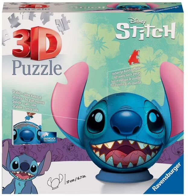 Puzzle 3D Ball Disney Stitch - Ravensburger