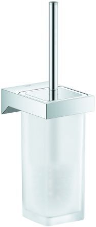 Grohe Selection Cube Bürstengarnitur 40857000 chrom, Glas, Wandmodell