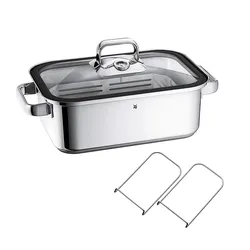 WMF Dampfgarer mit Glasdeckel/Silikonrand Vitalis 3,5 Liter 1741026040