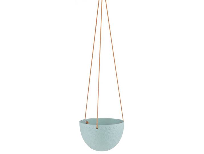 Pot de fleurs Okai 15 x 10 x 15cm Turquoise/Turquoise