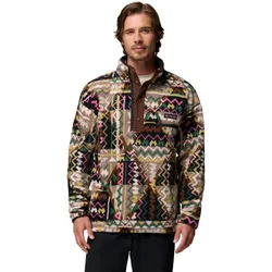 COLUMBIA HELVETIA II PRINTED Fleece 2027 black geomix - XL