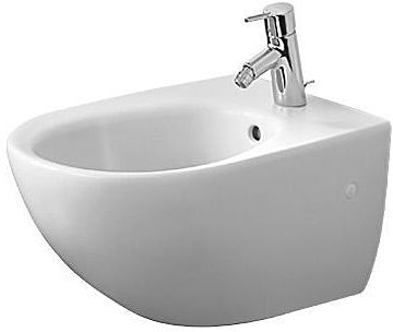 Duravit Architec Wand Bidet 2531150000 mit Überlauf, mit Hahnloch, weiss