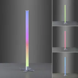 RGB Stehleuchte mit Fernbedienung LED Wandlampe Farbwechsel dimmbar Stehlampe Music Sync, CCT viele Modi, 10 Watt, 2700-5000K, H 103 cm