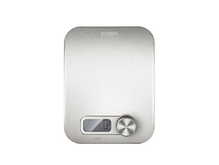 Küchenwaage CASO Küchenwaage Kitchen Energy , silber (silberfarben), B:19cm H:3,5cm, Edelstahl, Küchenwaagen, Küchenwaage