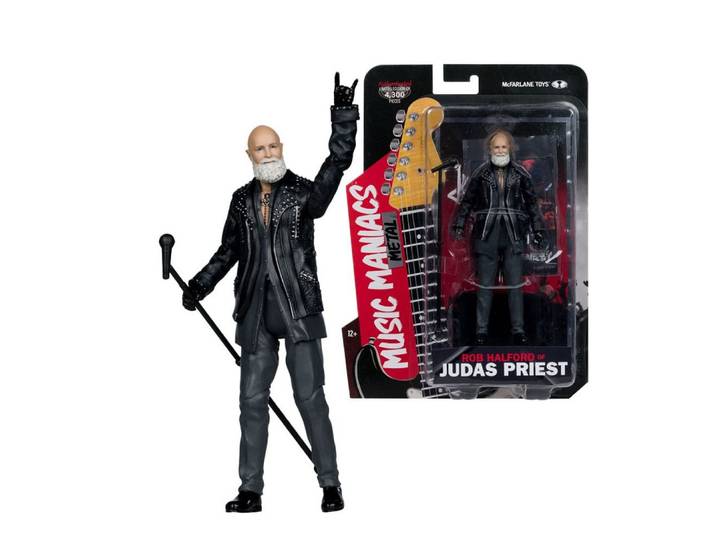 McFarlane Toys Actionfigur Music Maniacs Metal Judas Priest Rob Halford 15 cm Actionfigur