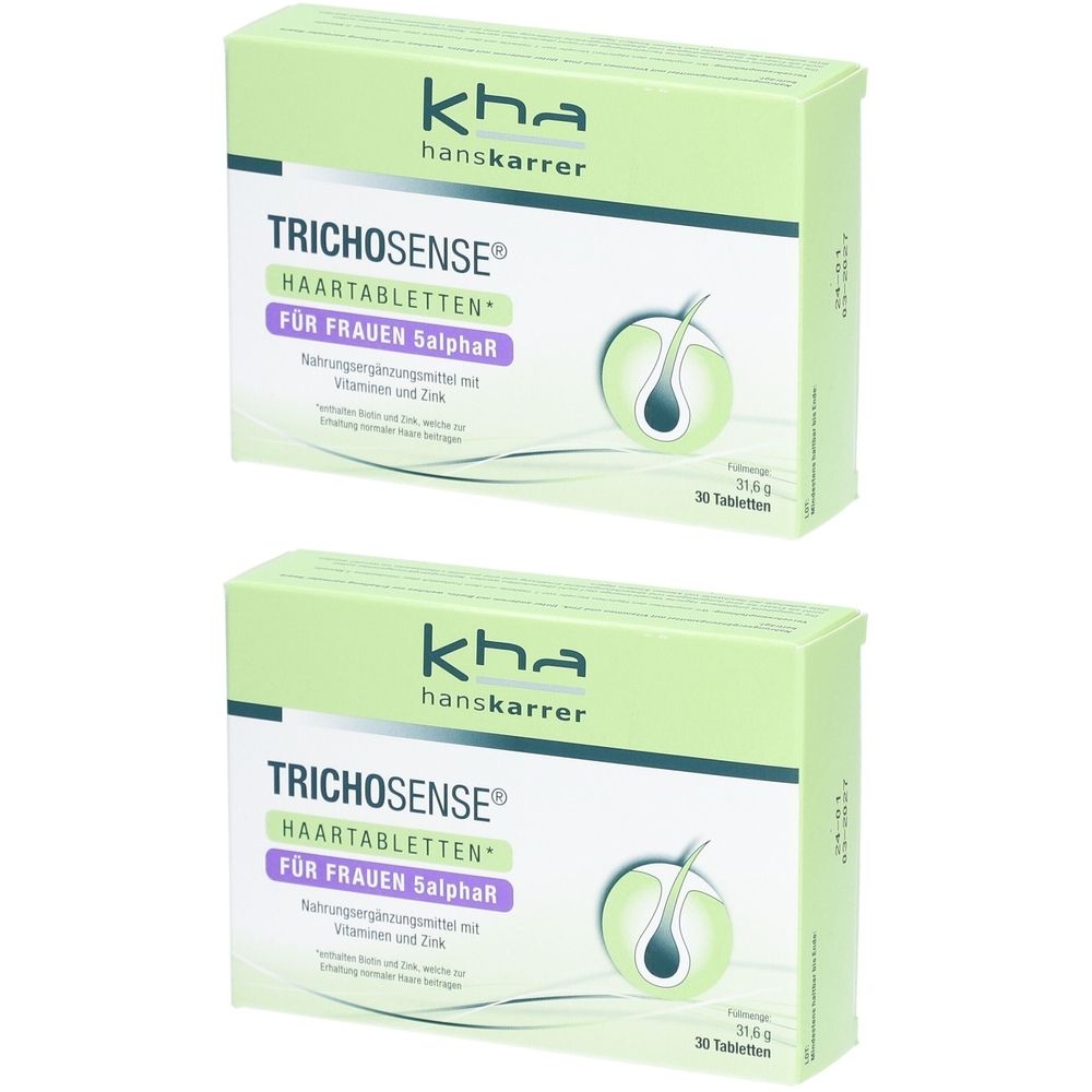 Trichosense Haartabletten für Frauen 5alphaR 2x 2x30 St Tabletten