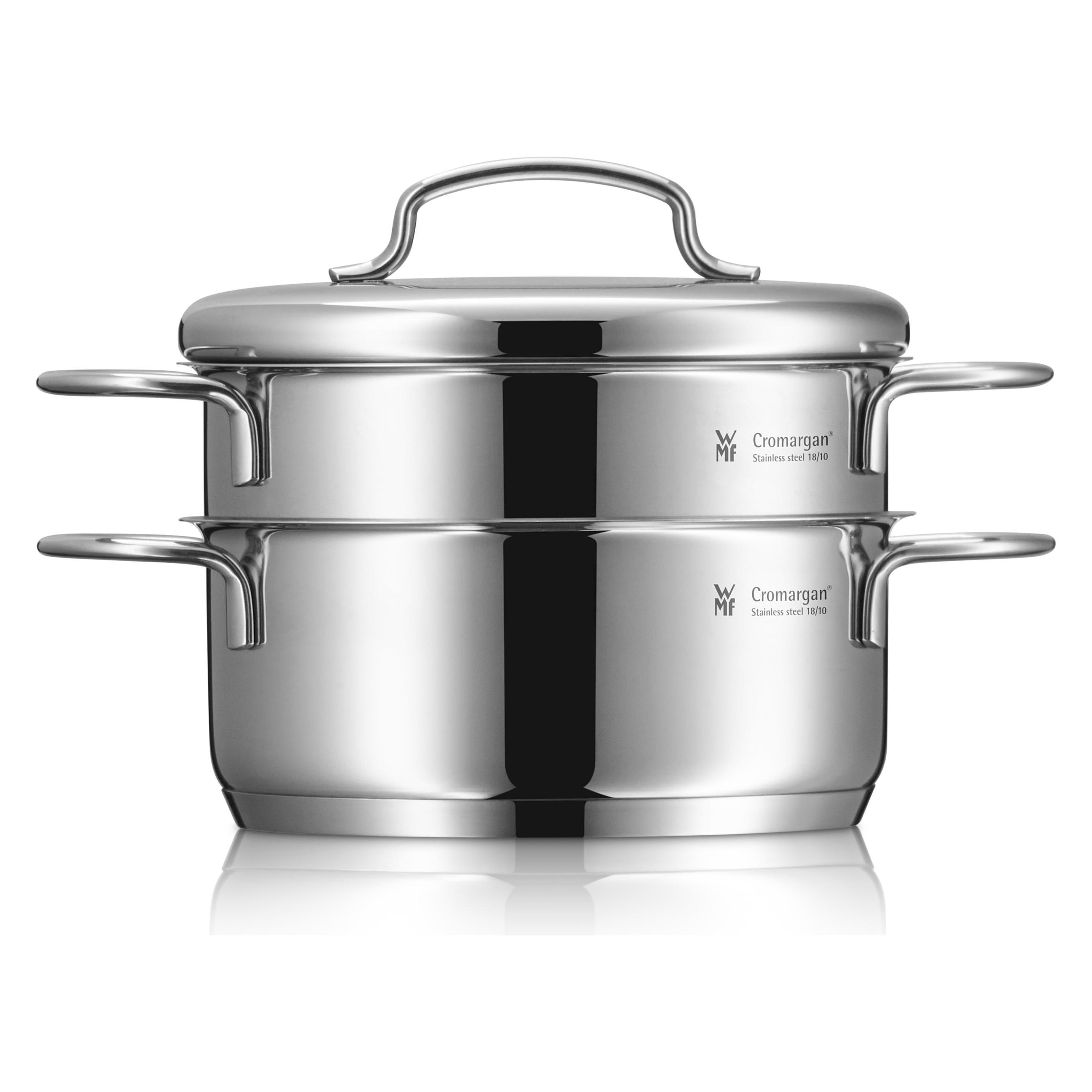WMF Bratentopf Mini 14cm (714766040), Edelstahl (Bräter + Schmortopf, Kochtopf, Edelstahl, 14 x 10.50 cm) (07 1476 6040)