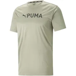 PUMA Fit Logo T-Shirt Herren 90 - birch tree M