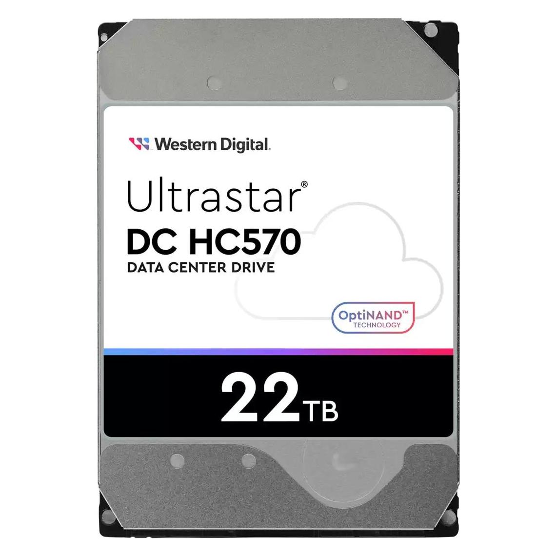 WD Ultrastar DC HC570 - Festplatte - 22 (22 TB, 3.5") (0F48052)